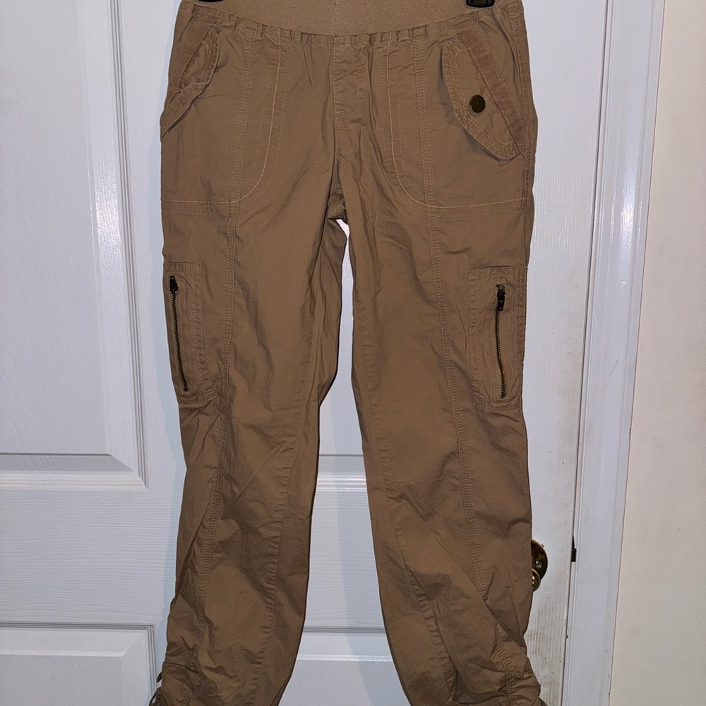Women’s Boston Proper Tan Cargo Pants‎